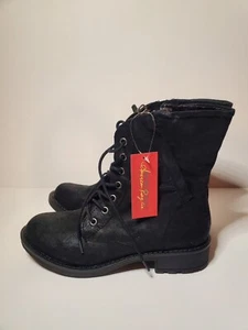 American Rag Cie Utility Damenstiefel schwarz neu mit Etikett ohne Karton - Bild 1 von 8