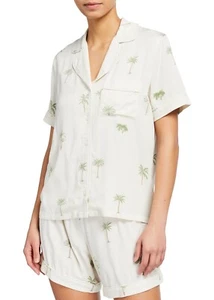 RAILS L74410 Woman's Nessa Botanical Palms Short Pajama Set Size Medium - Picture 1 of 5
