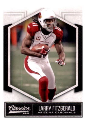 2010 Classics Larry Fitzgerald NFL Base Card PWE Set Break Cardinals #2 - Image 1 of 2
