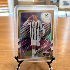 2020 Topps Chrome X Steve Aoki Cristiano Ronaldo Neon Future Gold /50