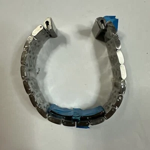 22 mm stainless steel watch bracelet squared off solid End links - Picture 1 of 17