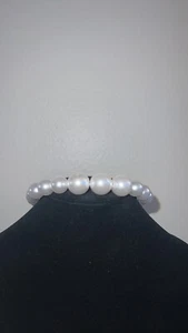 Pearled White Head Band - Picture 1 of 2