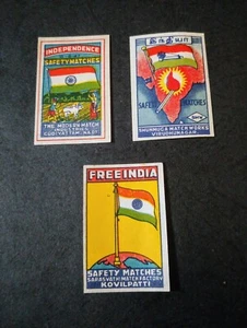 VERY RARE INDIA 1900’S “SAFETY MATCH” LABELS UNIQUE HARD TO FIND - Picture 1 of 2