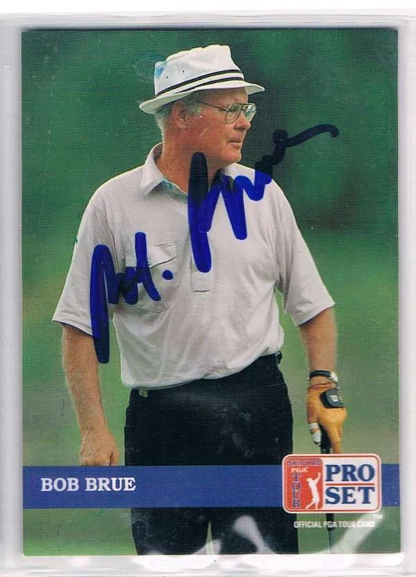 1992 Pro Set #257 Bob Brue  Auto - Image 1 of 1