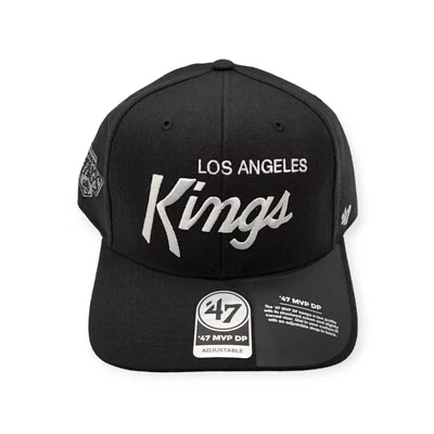 '47 Los Angeles Kings MVP DP Vintage Replica Script Adjustable Snapback Hat Cap - Image 1 of 4