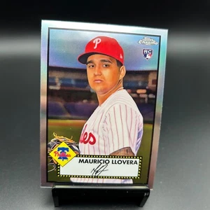 2021 Topps Chrome Platinum Anniversary #109 Mauricio Llovera Chrome Refractor RC - Picture 1 of 2