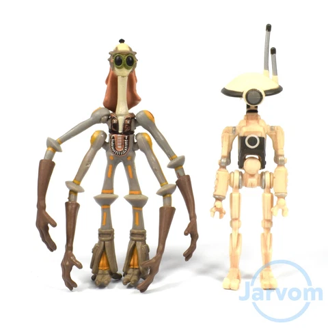 Star Wars 3.75" Phantom Menace TPM Episode 1 Gasgano & Pit Droid Loose Complete Cover
