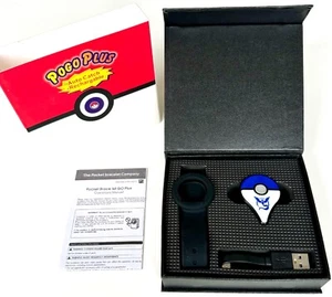 Gift Boxed Pokemon Go Plus Bluetooth Watch Auto Catch Blue Mystic Wristband USB - Picture 1 of 14