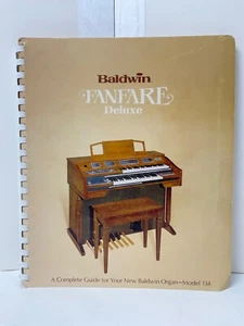 Baldwin Fanfare Deluxe Model 134 Guide Book Keyboard Piano Sheet Music Manual - Picture 1 of 12