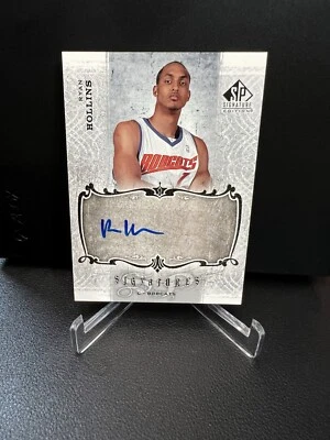 2006-07 SP Signature Edition Signatures Basketball Card #RH Ryan Hollins Auto  - Image 1 of 2