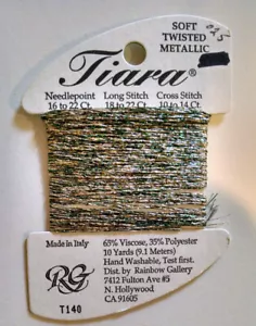 Rainbow Gallery Tiara  Needlepoint Embroidery Thread - Picture 1 of 5