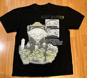 Vintage Y2K Family Guy Scarface Stewie Most Wanted T-Shirt Size XXL 2XL - Picture 1 of 8
