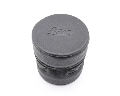 Leica Black Leather Lens Case 3.50" x 3.00" (#16784) - Image 1 of 4