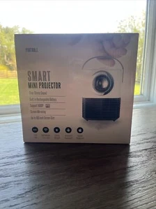 New In Box Smart Portable Mini Projector 1080P HD Apple and Android Compatible - Picture 1 of 1