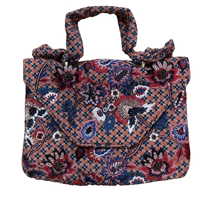 Anthropologie Clutch Purse Bag Darren Embroidered Beaded Sequin Velvet Floral - Image 1 of 4