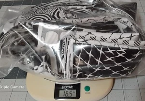 Pound of Various Black&White Fabric Strips Pack for Crumb Quilting less than 4in - Picture 1 of 3