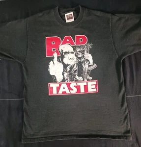 OG ROTE BAUMWOLLE T-Shirt ""Schlechter Geschmack"" SUPER SELTEN!!! Peter Jackson Gore - Bild 1 von 6