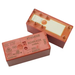 2 PIEZAS RT424005 5VDC relé de alimentación 8 pines 8A 250V - Imagen 1 de 1
