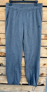 Adidas Climawarm Mens Size S Solid Gray Elastic Waist Pockets Sweatpants - Picture 1 of 5