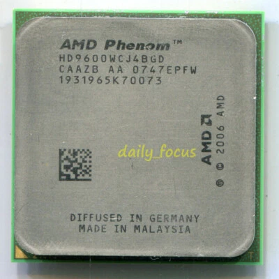 AMD Phenom X4 9600 HD9600WCJ4BGD 4 Core 2.3GHz/2M/95W Socket AM2+ CPU Processor - Image 1 of 3