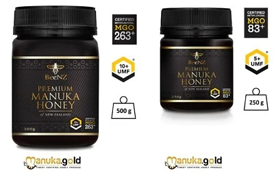 Active Manuka Honey | Saving and Tasting Set | 500g + 250g | UMF™10+ UMF™5+ - Image 1 of 4