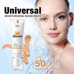 Sunscreen SPF 50+, Glycerin & Collagen, Long-Lasting UV Protection" - Picture 1 of 11