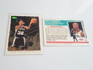 SEAN ELLIOTT 1994 Topps Special Effect Insert #180 w/ sister.  SPURS - Picture 1 of 1