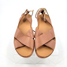 Kork-Ease Women's Tan Aaron Leather Slingback Open Toe Sandals Size 9 M