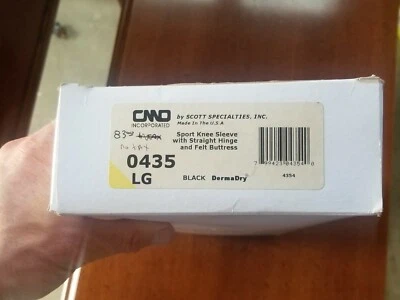 Rodillera Scott 0435 Lg con 2x bisagra recta de metal NUEVO DermaDry Foto 1 de 4