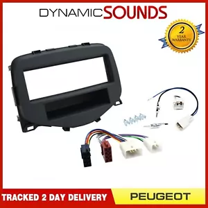 Peugeot 108 (2014-2021) Single DIN Stereo Fitting Kit (WITHOUT SWC) ANTHRACITE - Picture 1 of 5