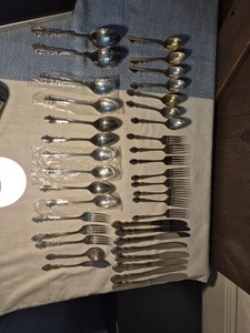 Supreme Besteck von Towle "Baroness" 38 Teile teilweise neu und versiegelt - Bild 1 von 9