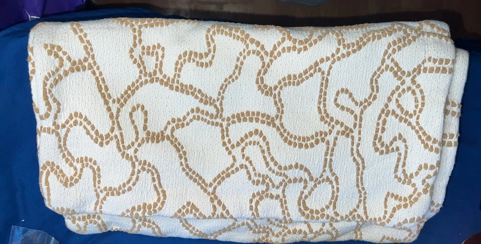 IKEA GULDFLY Pillow Cover Ivory/Tan Cotton  20x20" Lot Of 2 EUC Zippered - Image 1 of 2