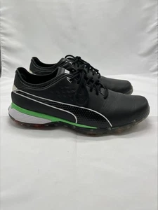 Puma PROADAPT Delta X LE Golf Shoes Mens Size 9.5 Black Irish Green Pars Masters - Picture 1 of 10