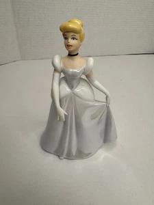 Vintage Disney Cinderella Ceramic Figurine 6 in Dress - Picture 1 of 6