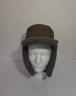Tonak 1992 Czech Military Winter Faux Fur Trapper Hat w/ Ear Flaps Nasavrky 56 - Image 1 of 4