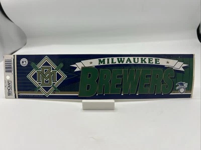 Milwaukee BREWERS VINYL Bumper Sticker MLB by Wincraft LICENSED MADE IN U.S.A. - Image 1 of 4