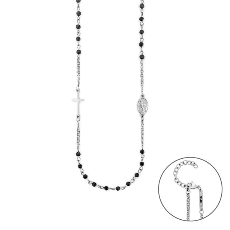 4UCL7963 Collana da Uomo in Acciaio Rosario 4US Cesare Paciotti -10% Sconto - Immagine 1 di 1