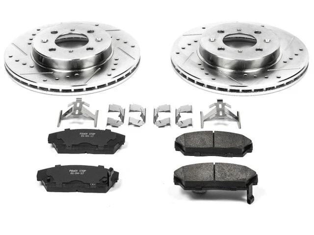 Kit de pastillas de freno delanteras y rotor 58TVPF82 para Acura Integra 1990 1991 1992 1993 Foto 1 de 1