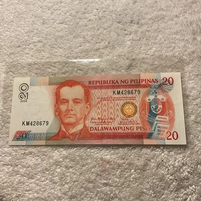 PHILIPPINES-2008-2009-BANKNOTE-20 PISO-MANUEL L.QUEZON -UNCIRCULATED - Image 1 of 4