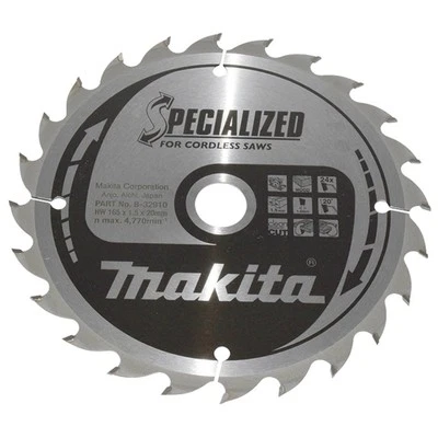 Makita SPECIALIZED B-32910 Hartmetall Kreissägeblatt 165 x 20 x 1 mm