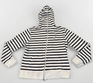 Billionaire Boys Club Navy White Stripe Zipper Hoodie Size Medium Rare - Bild 1 von 8