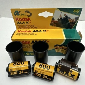 Kodak Max Versatility Plus 800 ISO 24 Exposure 35mm Film 2-Pack Exp. 11/2008 NEW - Picture 1 of 6
