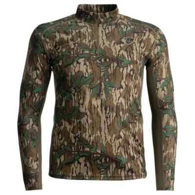 Blocker Shield Series Finisher Turkey 1/4 Zip Performance LST Greenleaf 3XL - Image 1 of 4