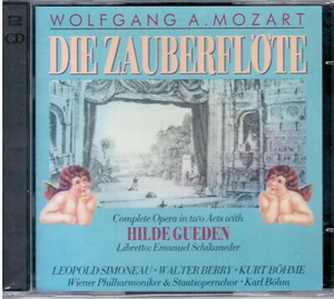 MOZART ""DIE ZAUBERFLOTE"" with HILDE GUEDEN 1992 NOTE BLUE 920717 2CD NEW SEALED - Picture 1 of 2