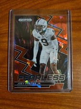 2023 Panini Prizm Draft Picks Fearless Red Ice Joey Porter Jr Card