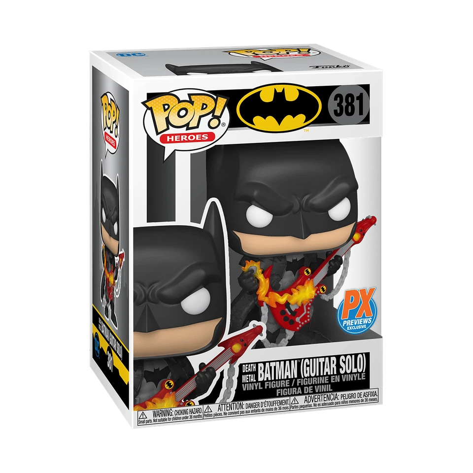 Funko Pop! Vinyl: DC Universe - Death Metal Batman (Guitar Solo) - Diamond Comics (Exclusive) #381