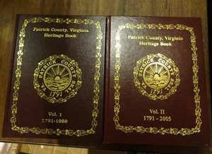 HIATT, ALPHA (ED) Patrick County, Virginia Heritage Book Volumes 1 & 2 - Picture 1 of 3