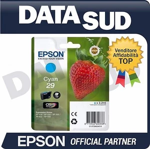 CARTUCCIA ORIGINALE EPSON 29 CIANO XP-235,XP-332,XP335,XP-432,XP-435 - Picture 1 of 1