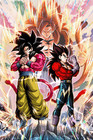 Dragon Ball GT Poster Goku & Vegeta SSJ4 w/Fusion  12inx18in Free Shipping