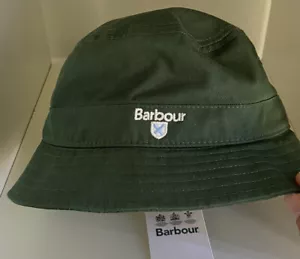 NWT Barbour Cascade Bucket Hat M Size S MHA0615 MHA GN35 Green - Picture 1 of 5